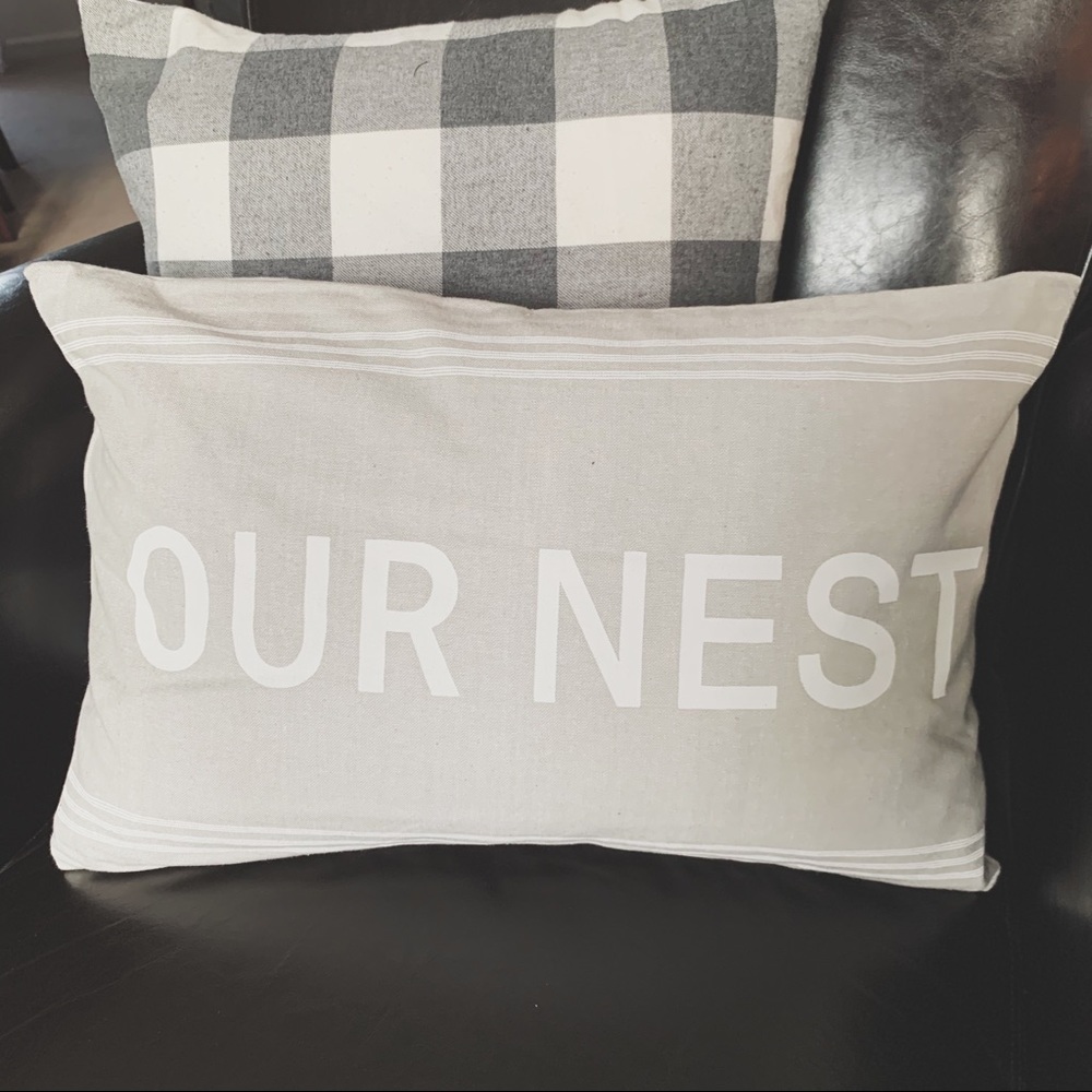 Our Nest Cotton Throw Pillow